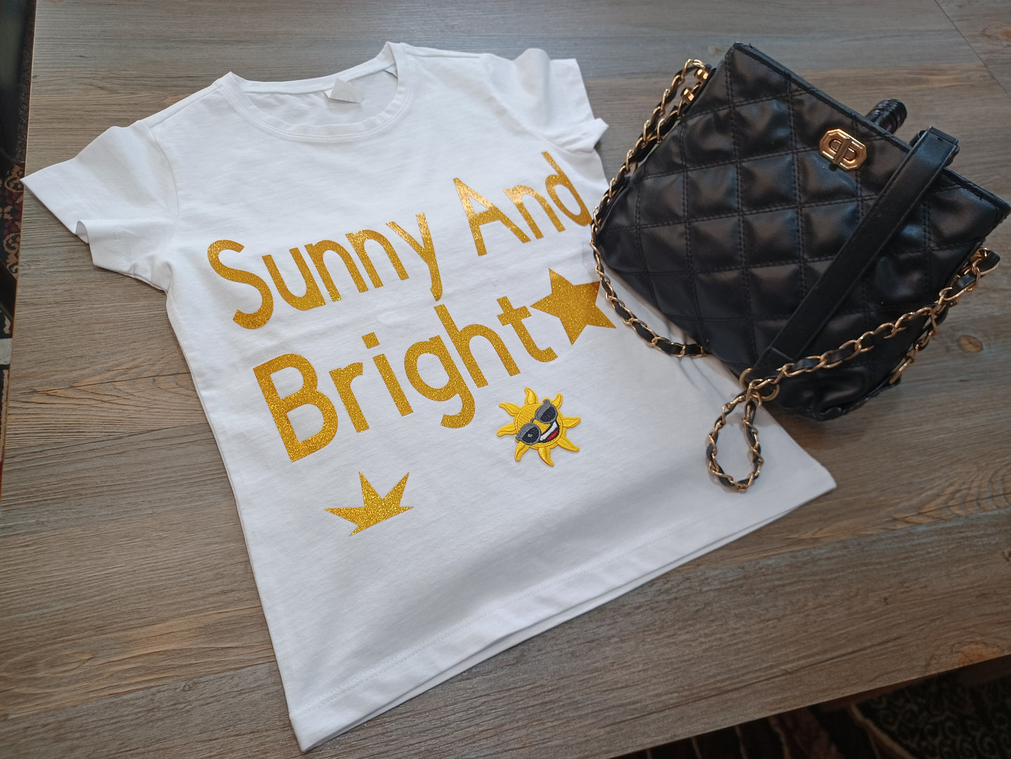 Sunny and Bright  girls t-shirt