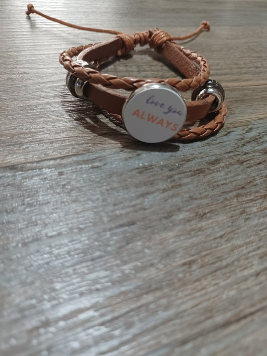 Love you always bracelet