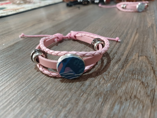 Pink multi color bracelet