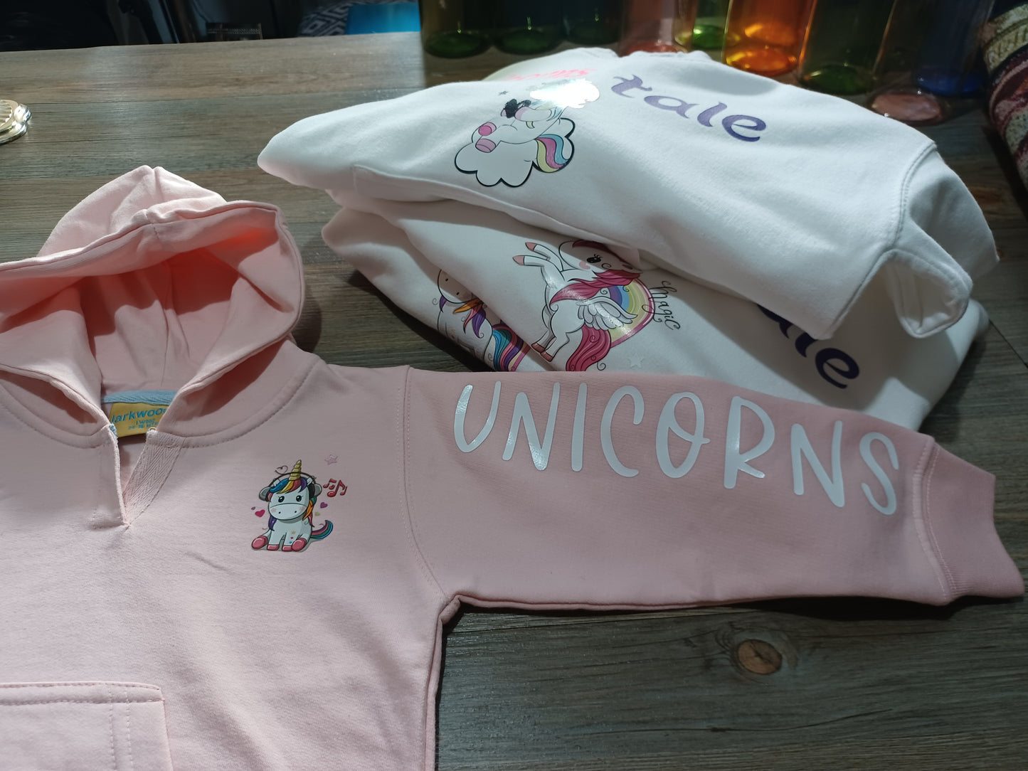 Unicorn pink hoodie