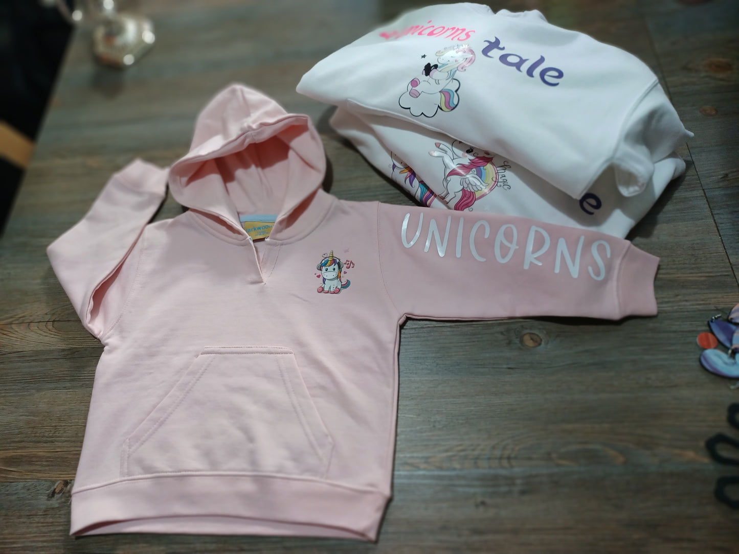 Unicorn pink hoodie