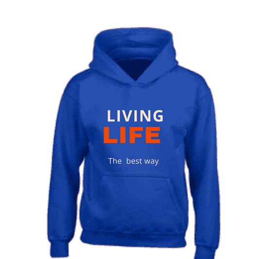 living life hoodie