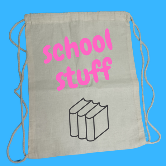 School stuff tote bag